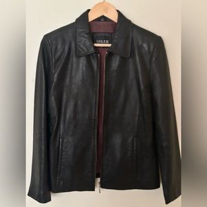 Adler New Zealand lamb skin leather jacket size M